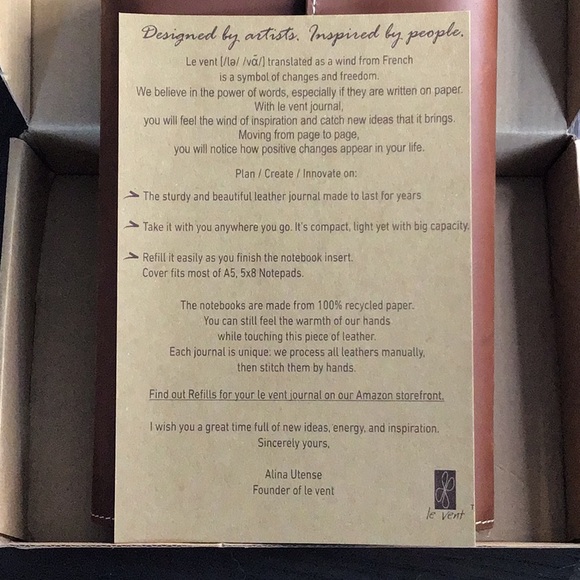 BNIB Genuine Leather Journal - Picture 6 of 6